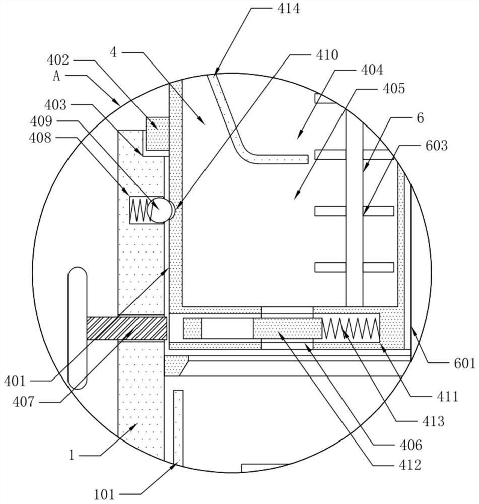 Sewage treatment agent solution spraying device for sewage treatment and use method of device