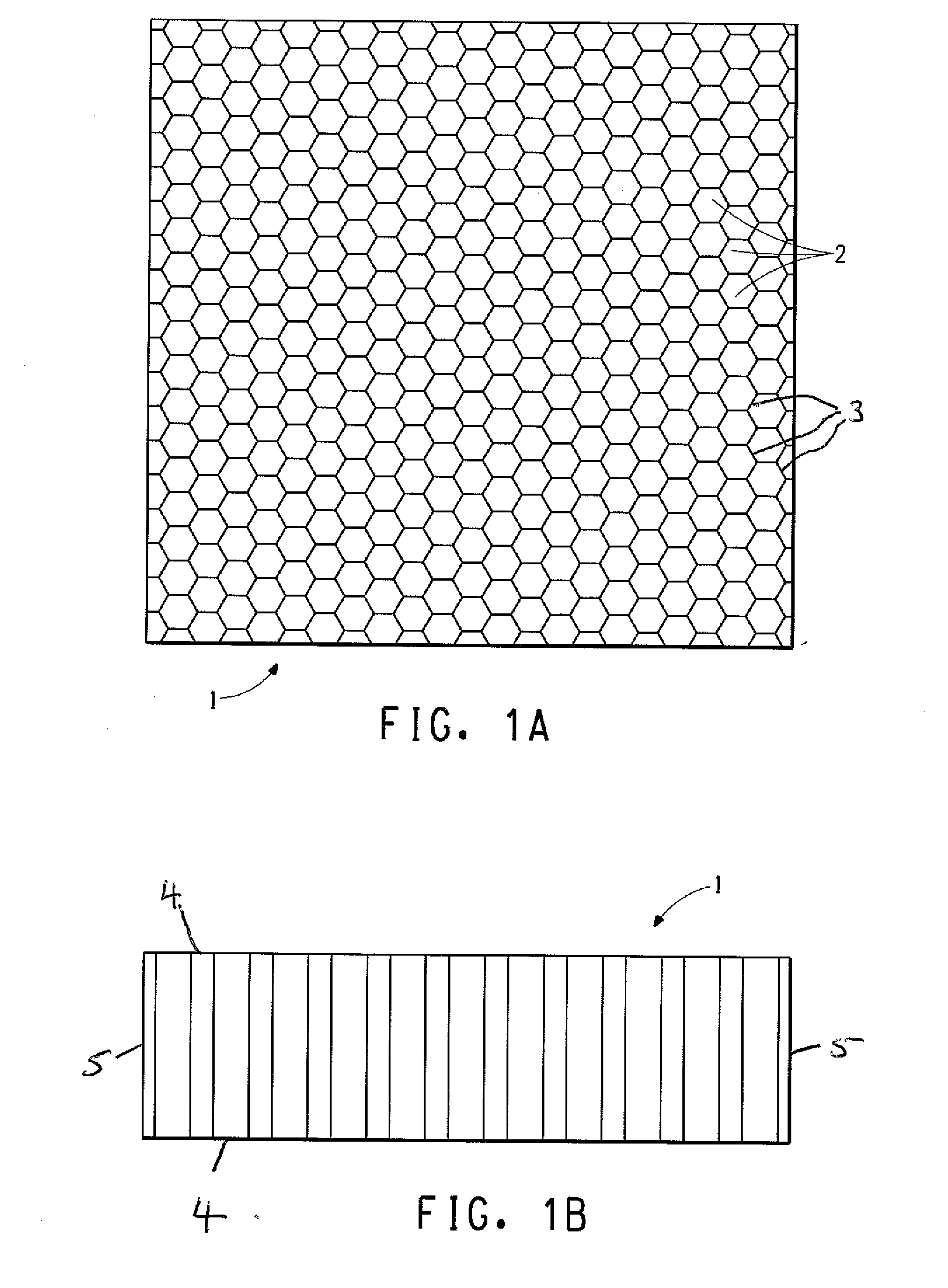 Honeycomb core based on carbon fiber paper and articles made from same