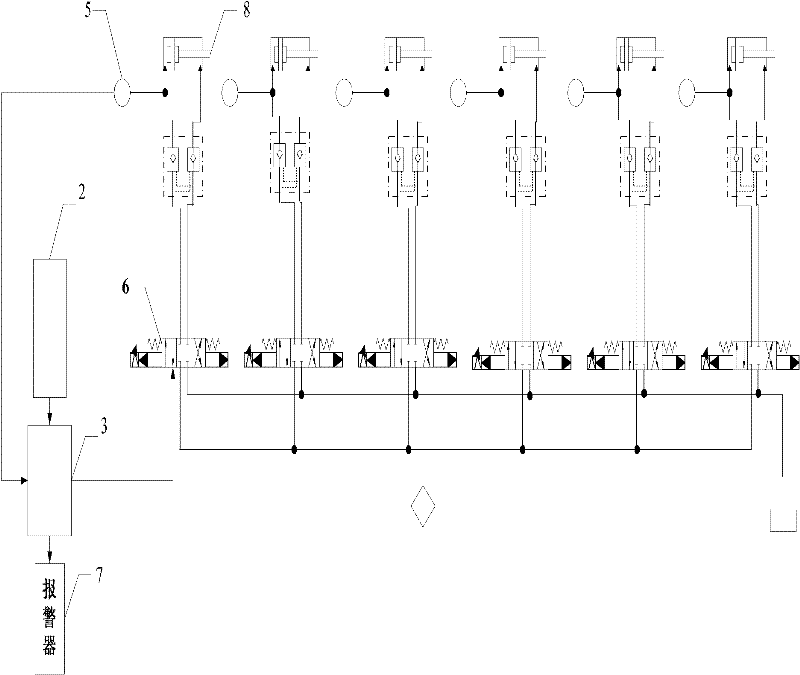 Automatic leveling system and method for six-point support bridging platform