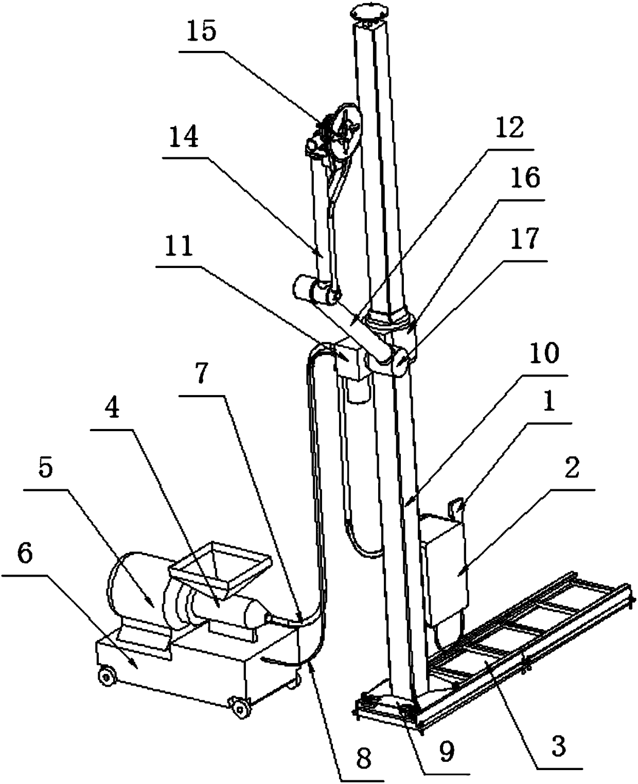 Automatic painting mechanical arm