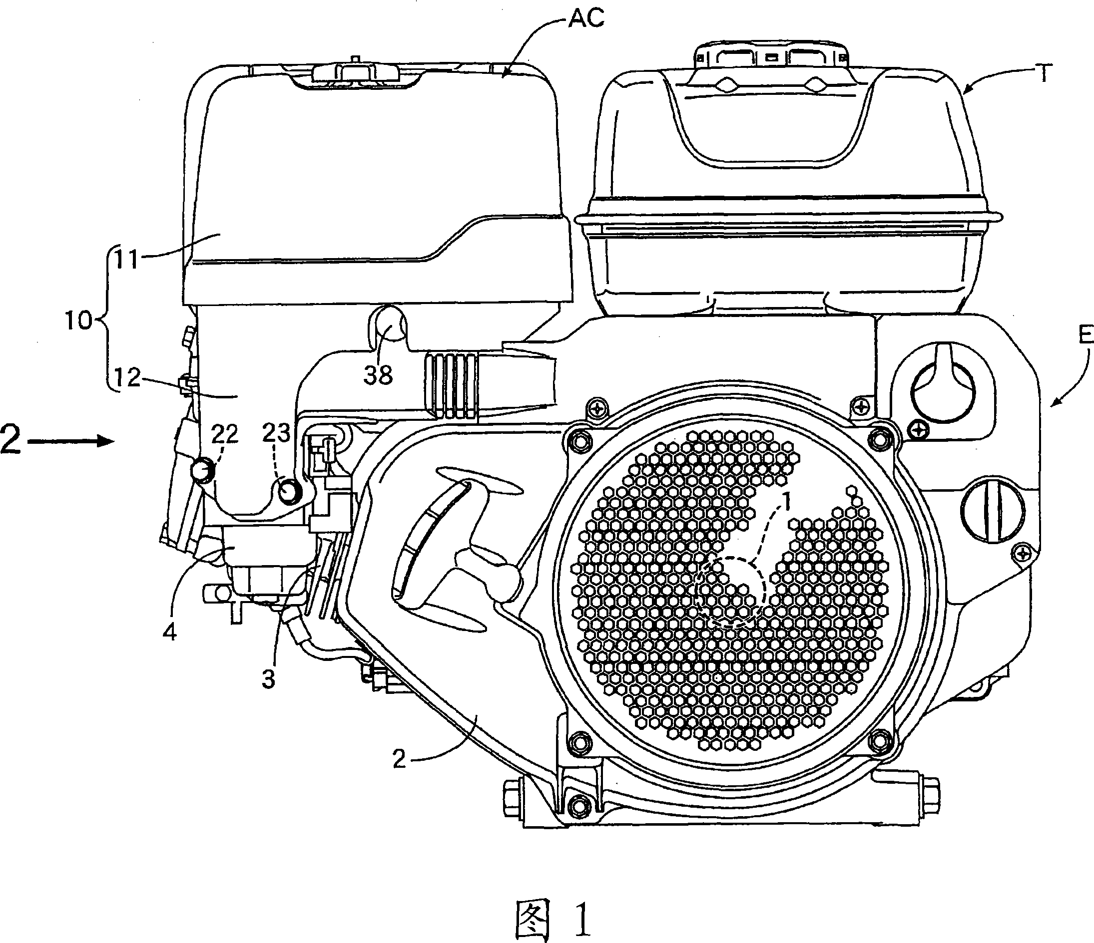 Air cleaner of engine and air cleaner mounting device for mounting air cleaner on engine