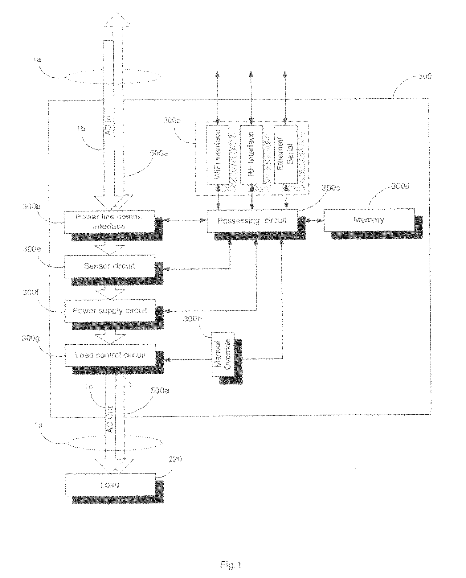 Electrical energy usage monitoring system