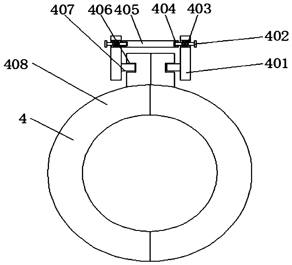 Environment-friendly metal pipe fitting cutting machine for building construction