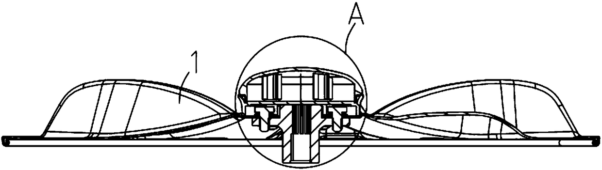 Wave wheel assembly and washing machine