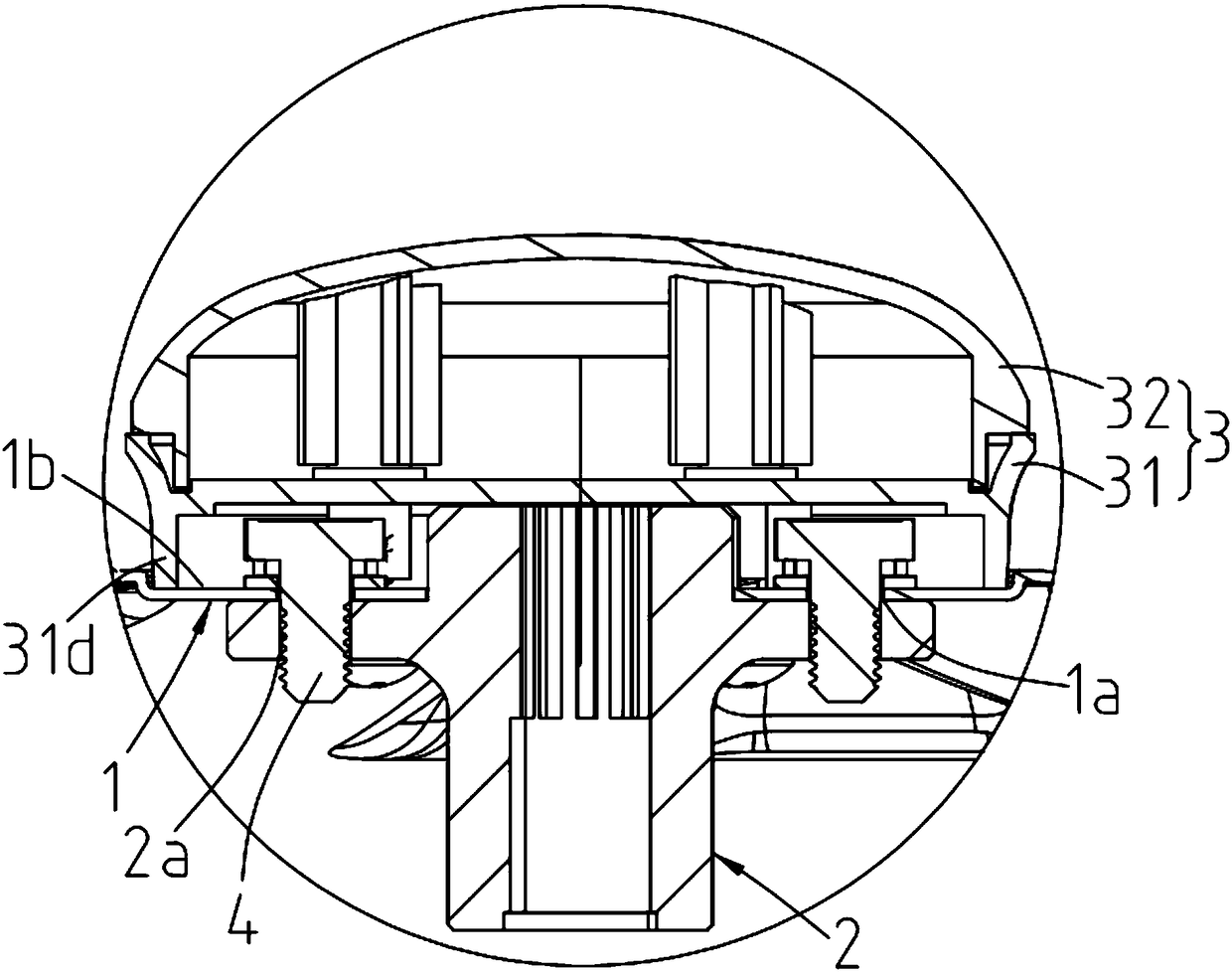 Wave wheel assembly and washing machine