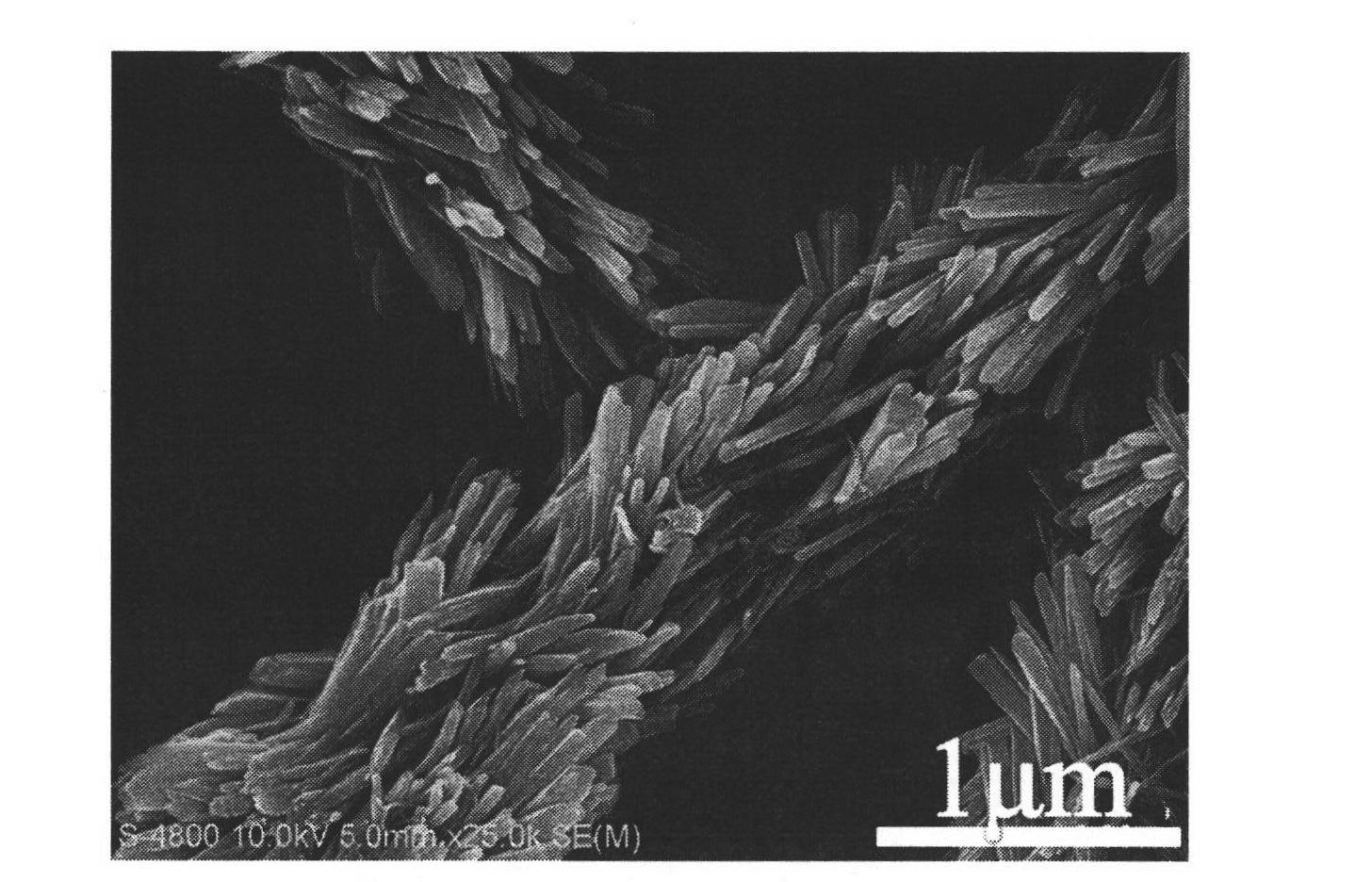 Method for preparing manganese molybdate/cobalt molybdate hierarchical heterostructure nanowires