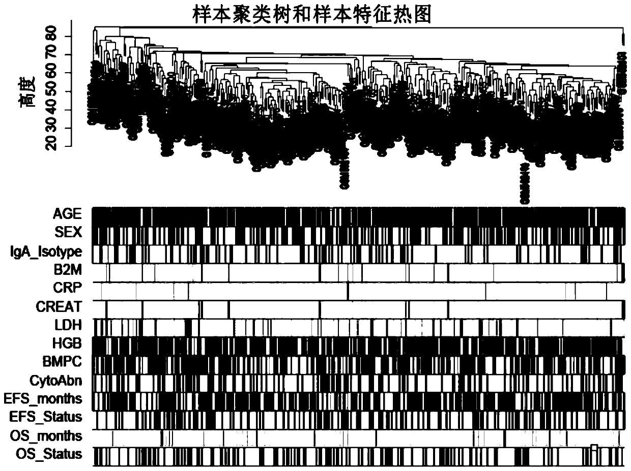 Novel screening method for multiple myeloma prognosis gene