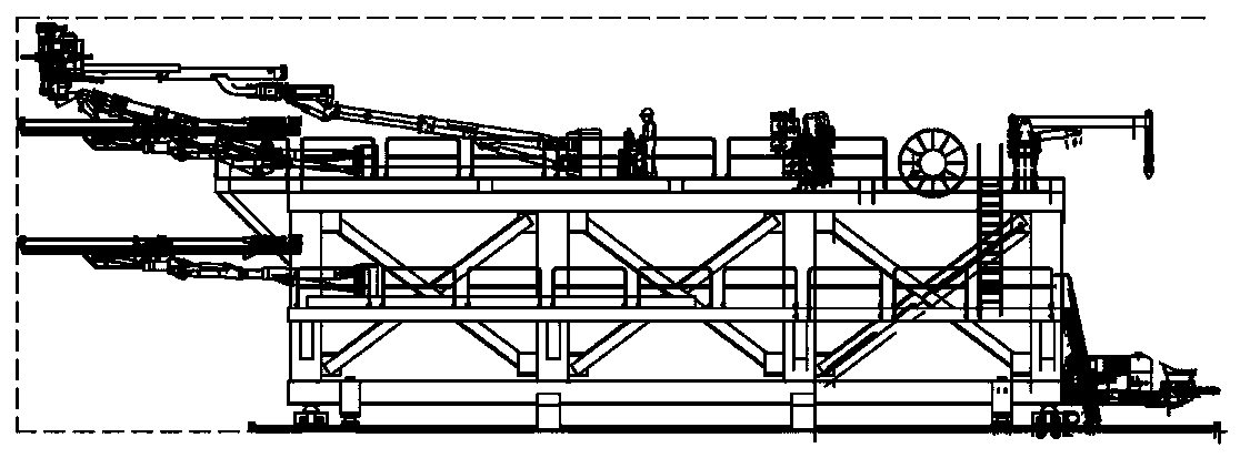 Tunnel construction unit workstation