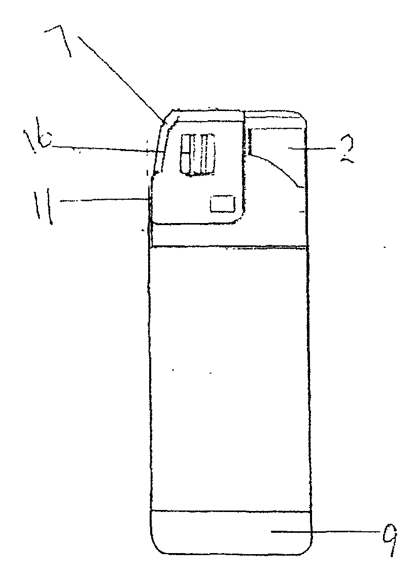 Method for manufacturing battery lighter