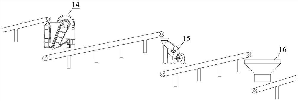 Coal mine underground gangue in-situ separation and in-situ grouting filling method