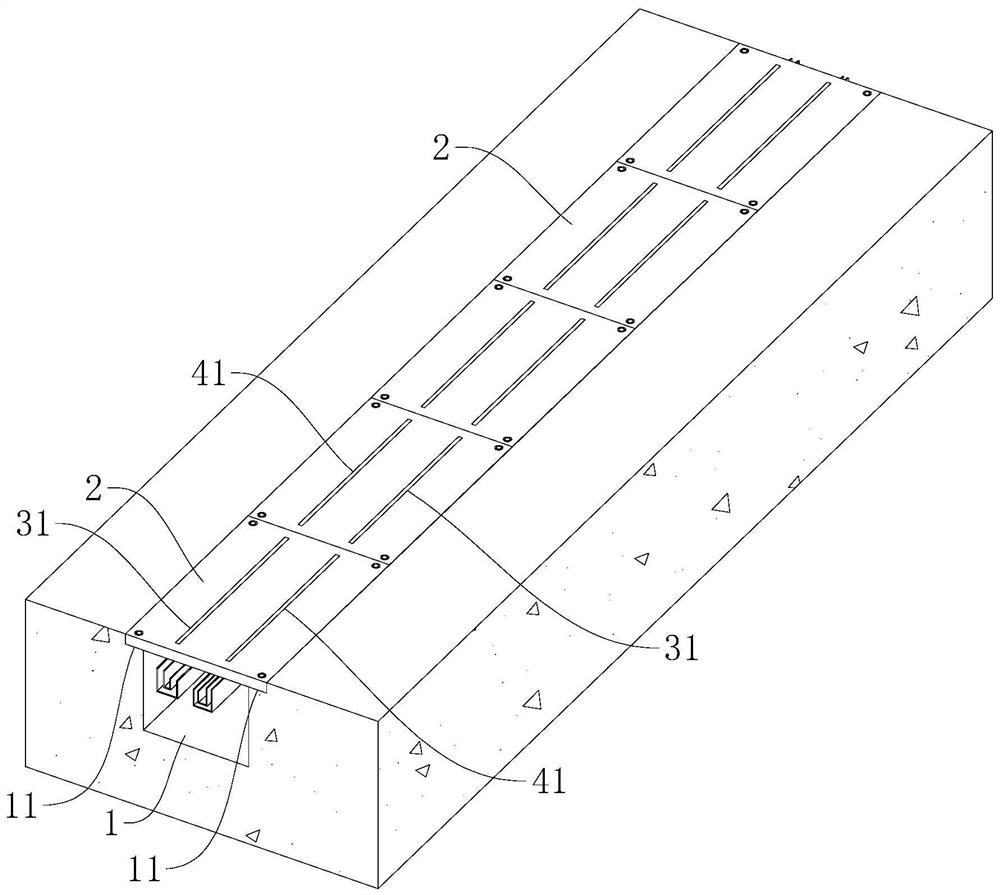 An ecological garden rainwater collection and storage system and its construction method