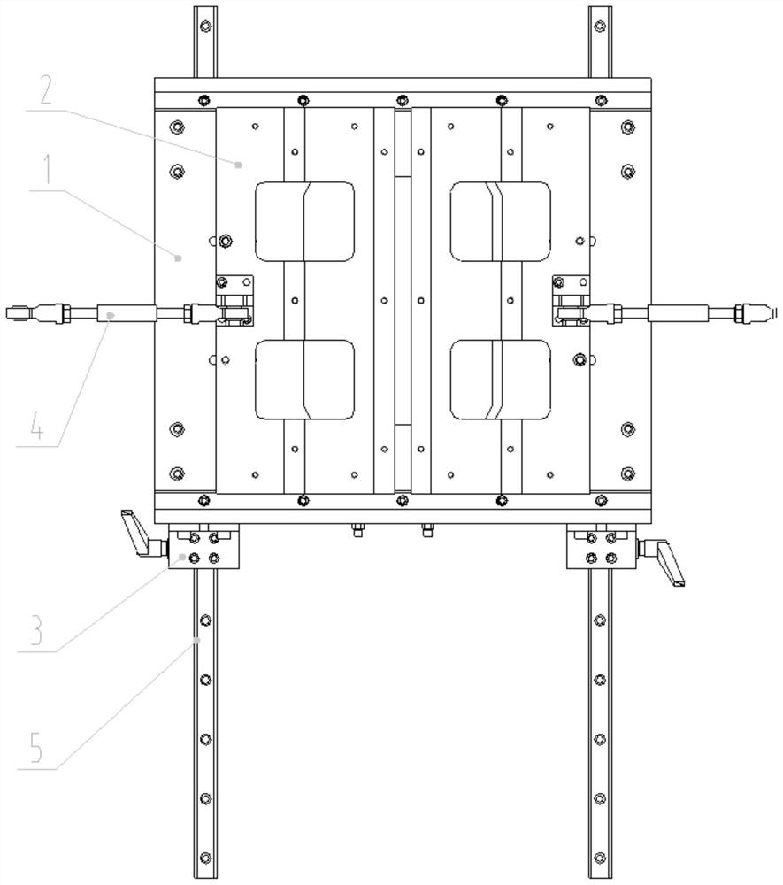 Horizontal sliding table for flexible glass production