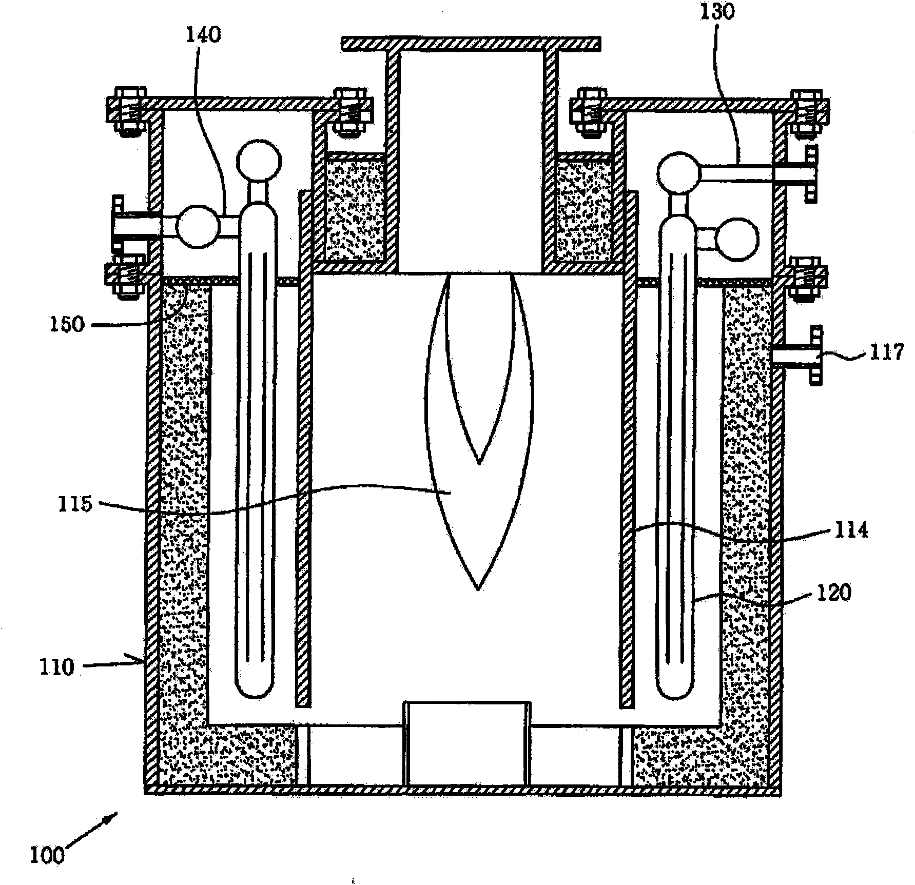 Hydrogen generating apparatus using steam reforming reaction