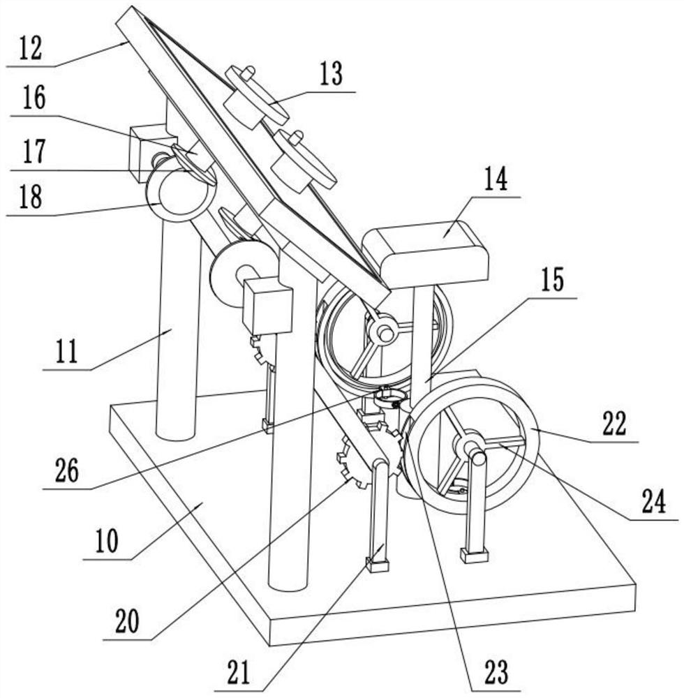 Hand-foot simultaneous exercising device for limb recovery of patient