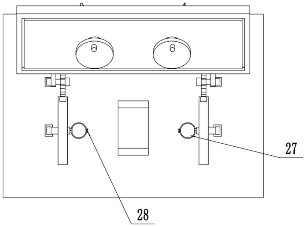 Hand-foot simultaneous exercising device for limb recovery of patient