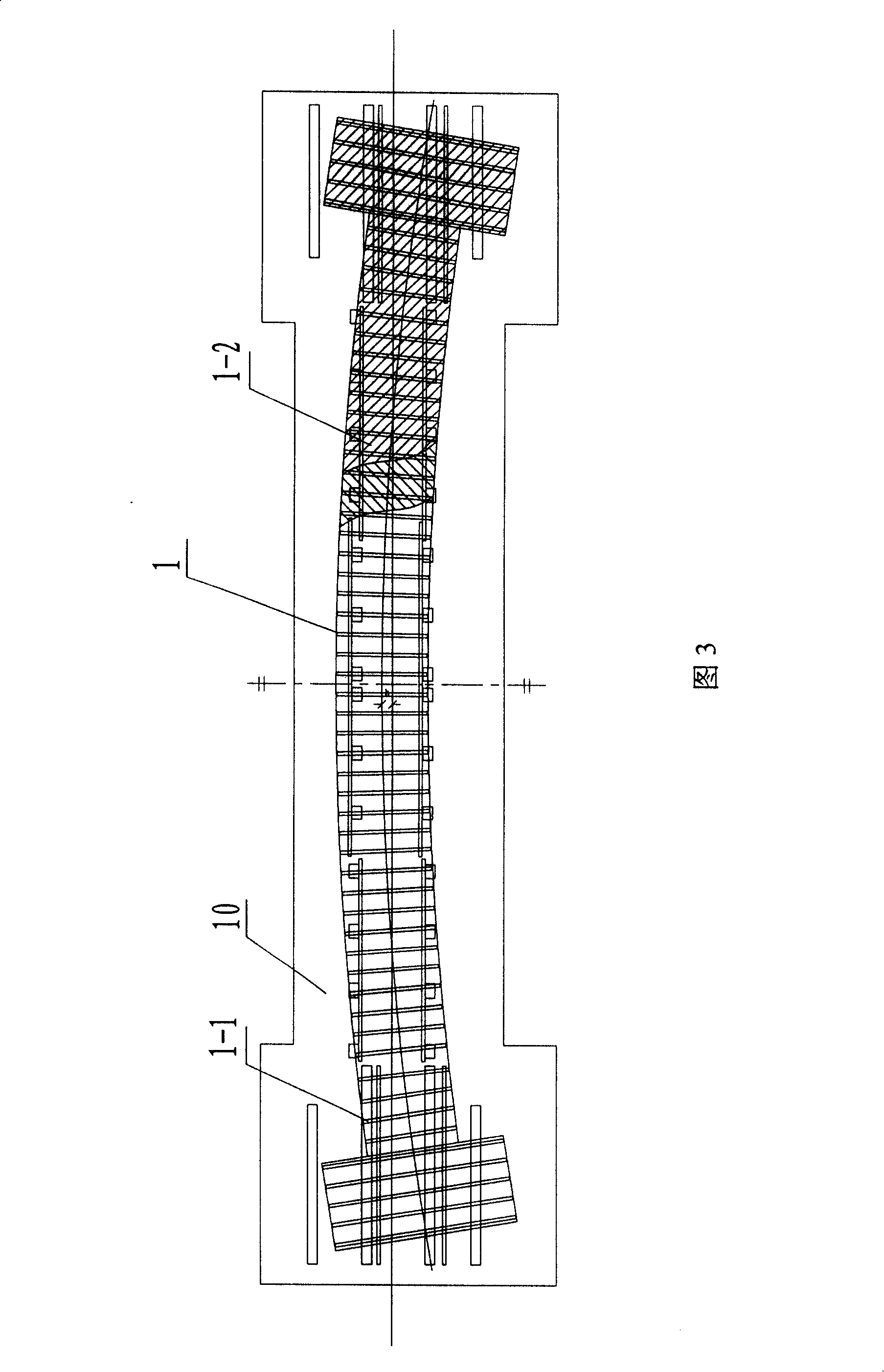 Curvature radius adjustable prefabricated box-beam mold and construction method thereof