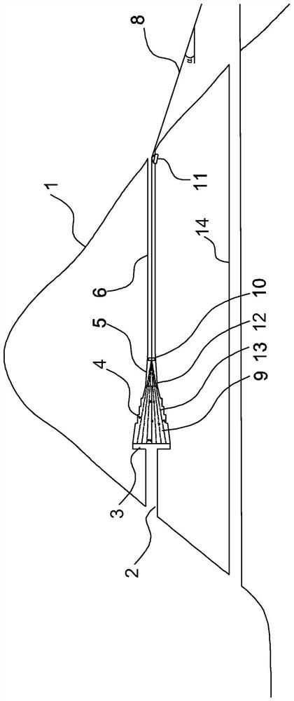 Suspension Bridge Horizontal Anchorage Structure and Construction Method