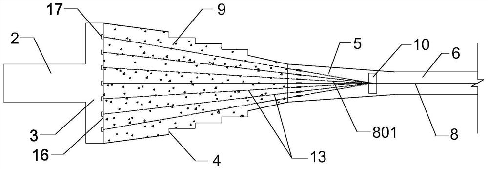 Suspension Bridge Horizontal Anchorage Structure and Construction Method