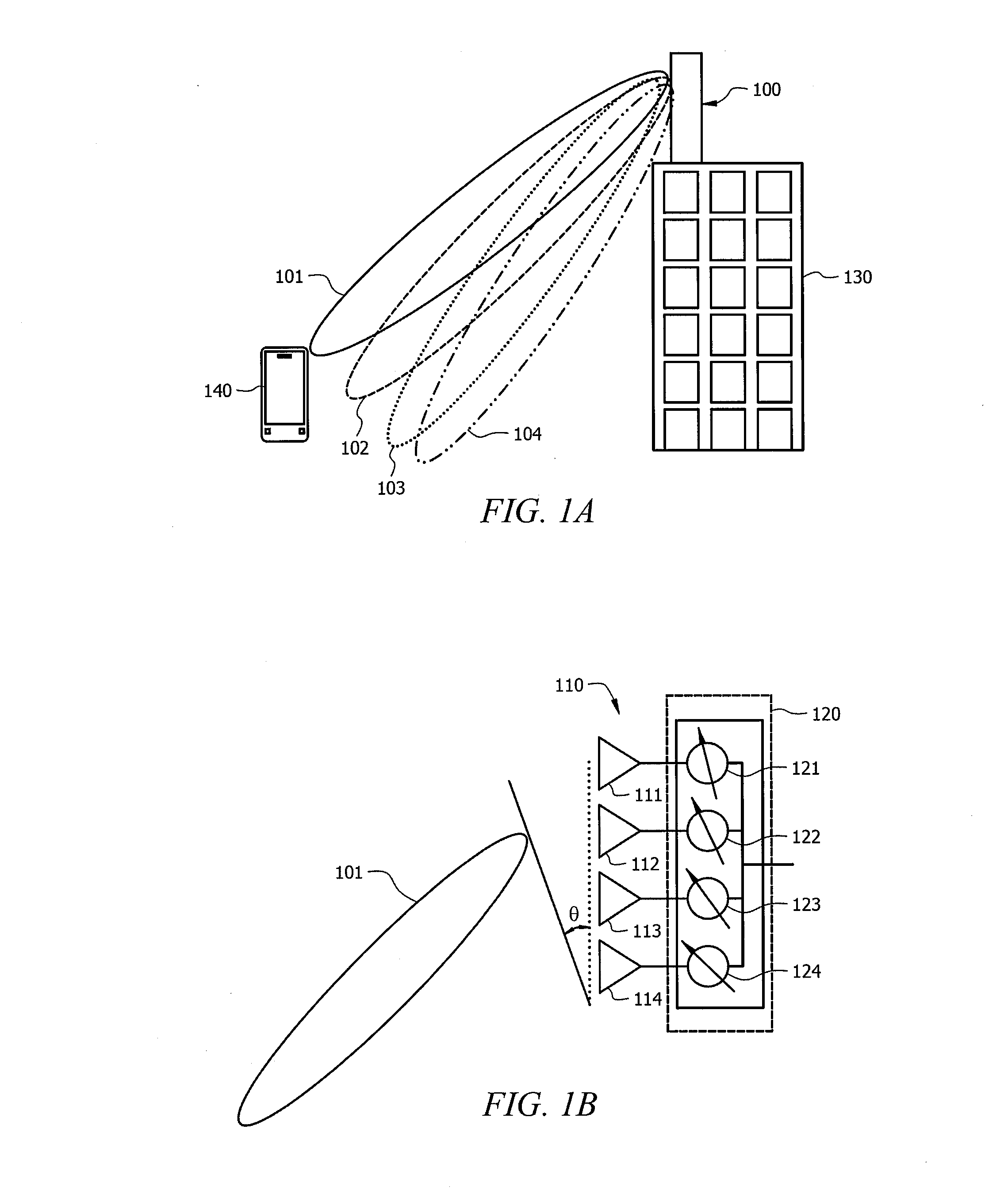 Stub array microstrip line phase shifter