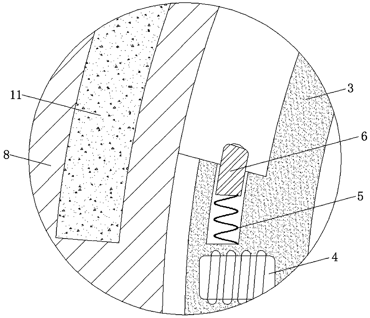 Electromagnetic-control-based automatic closing device for refrigerators