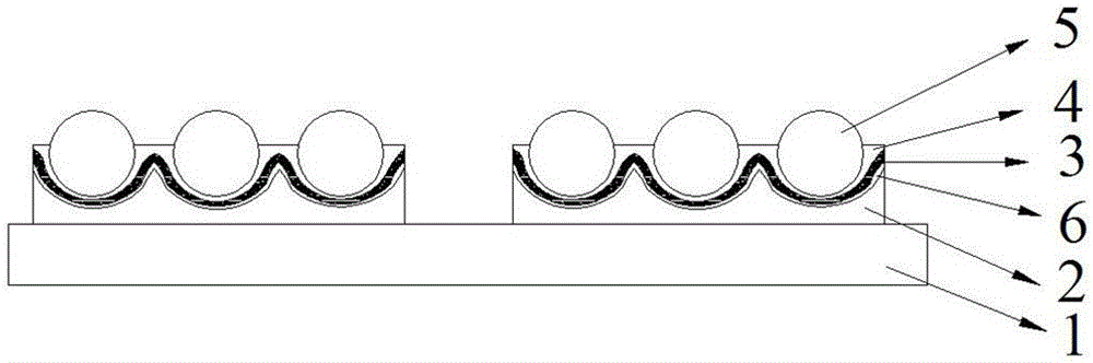 High-efficiency wide air-permeable fancy-type reflecting material and preparation method therefor