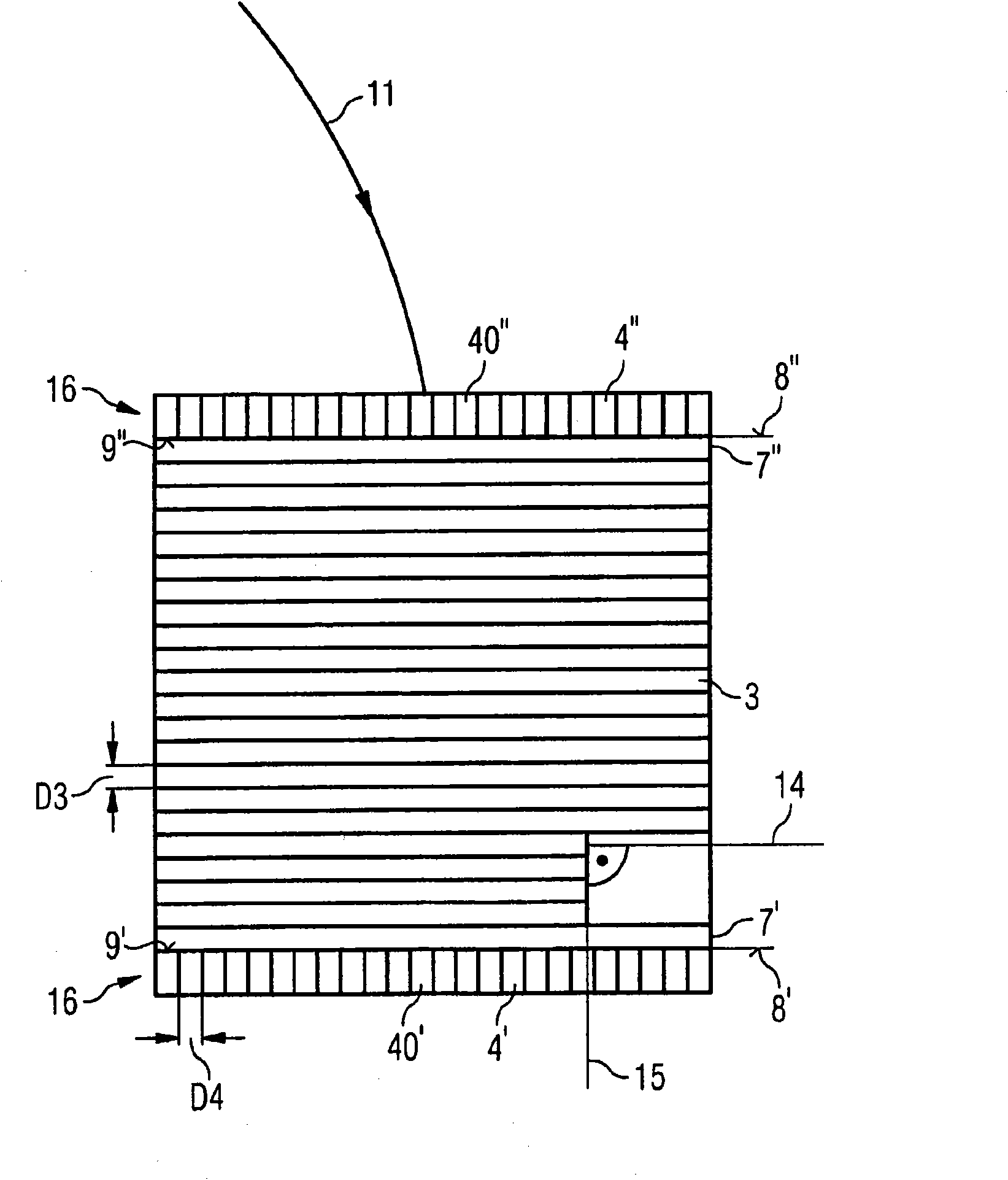 Transformer core having a stray field shield