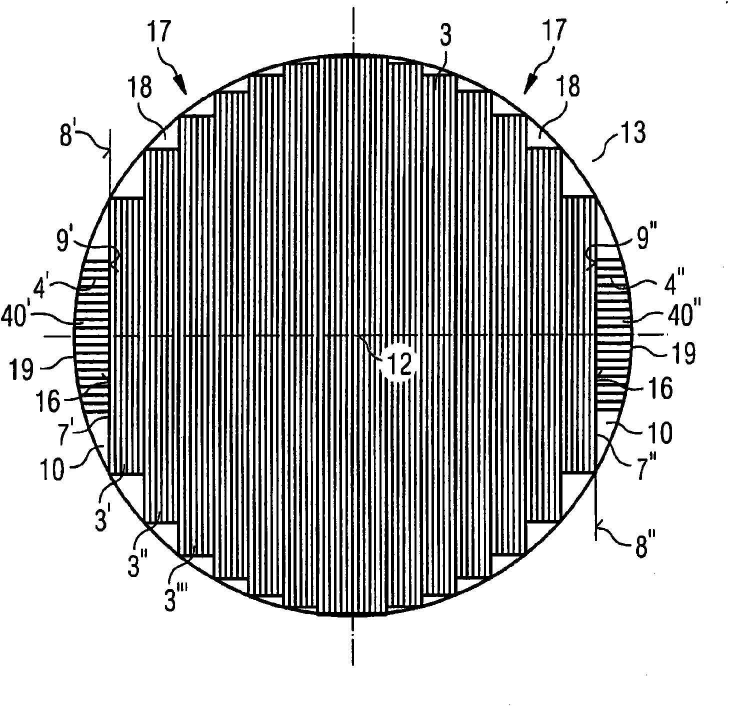 Transformer core having a stray field shield