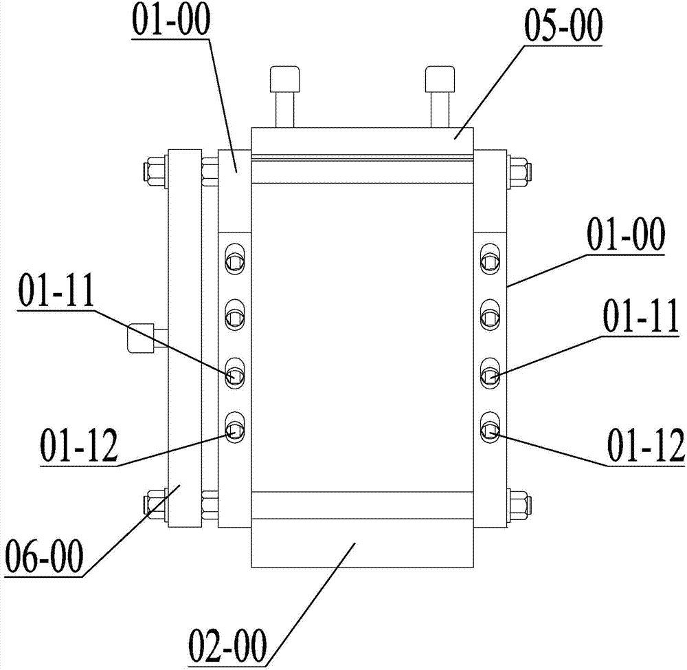 Preparation mould and method of ceramic-based corrugated wing air inlet leading-edge panel