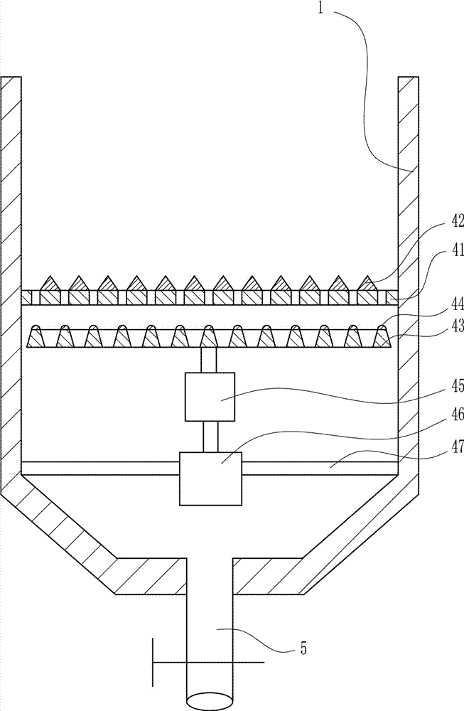 High-speed screening and crushing device for rare earth carbonate