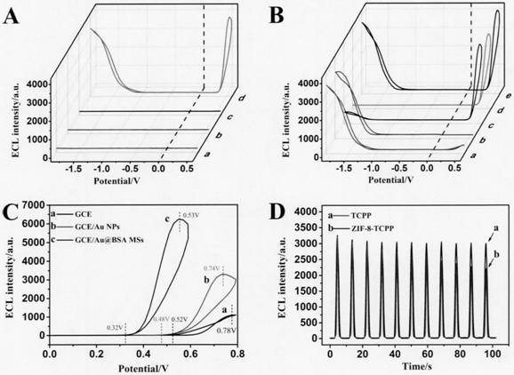 Preparation of electrochemical luminescence sensor capable of simultaneously detecting two kinds of sialylated glycans