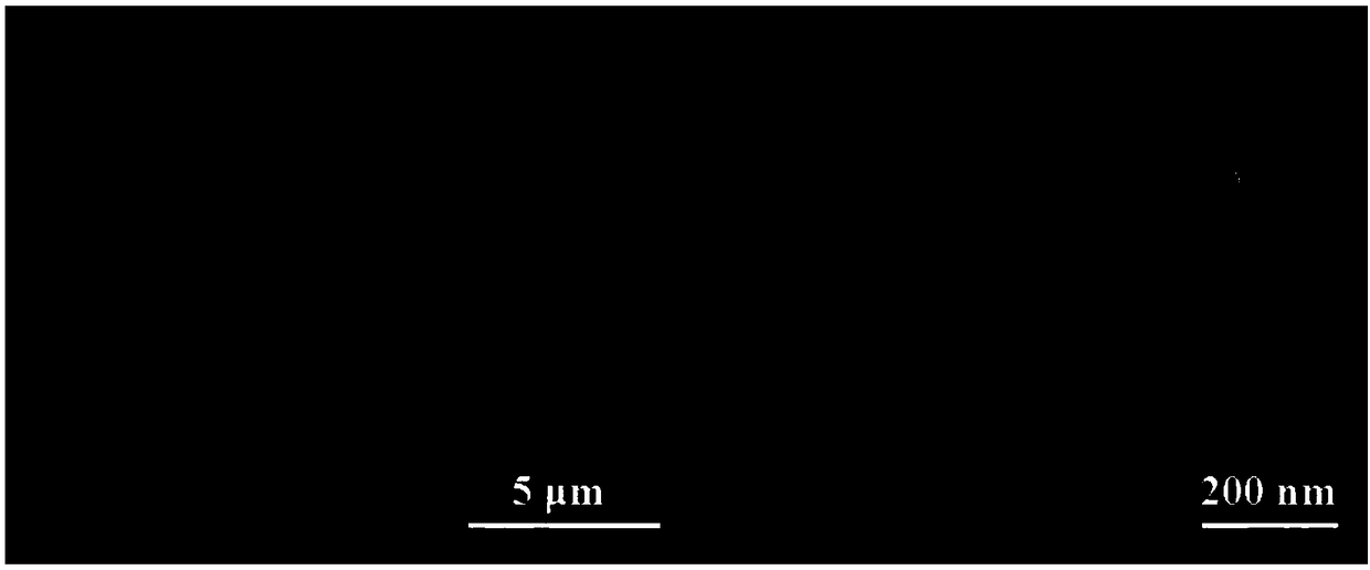 Hollow spherical bismuth oxide supported ordered mesoporous carbon as well as preparation method and application thereof