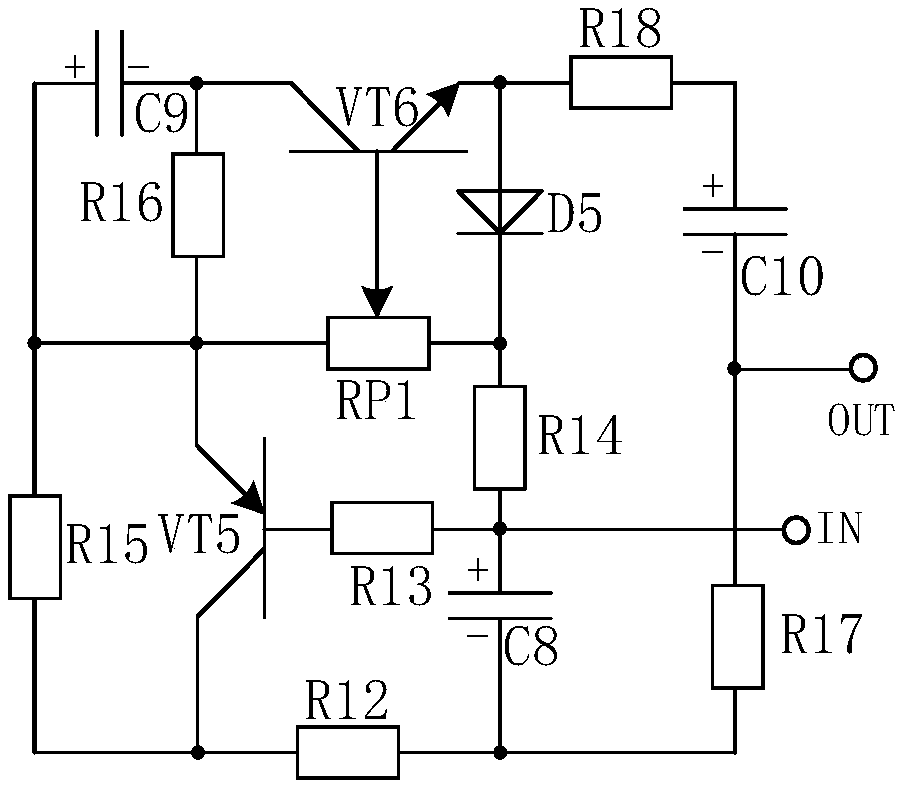 Water faucet dual-power-supply intelligent control system equipped with signal driving amplification circuit