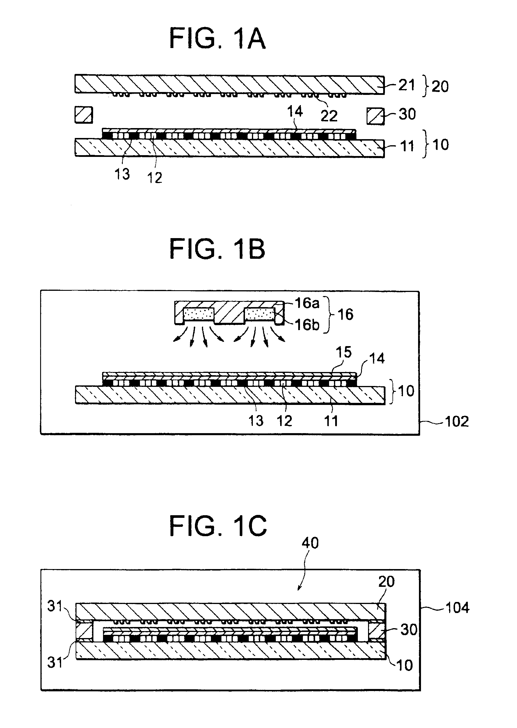 Method for manufacturing flat image display and flat image display