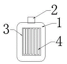 Solar heat preservation lotion bottle