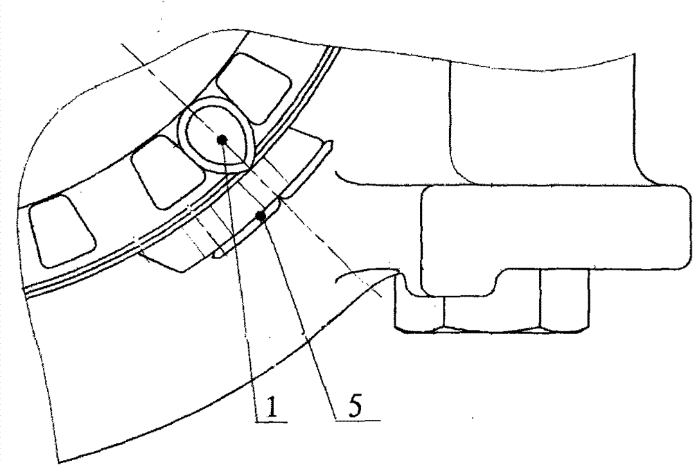 Adjusting nut locking structure and locking plate