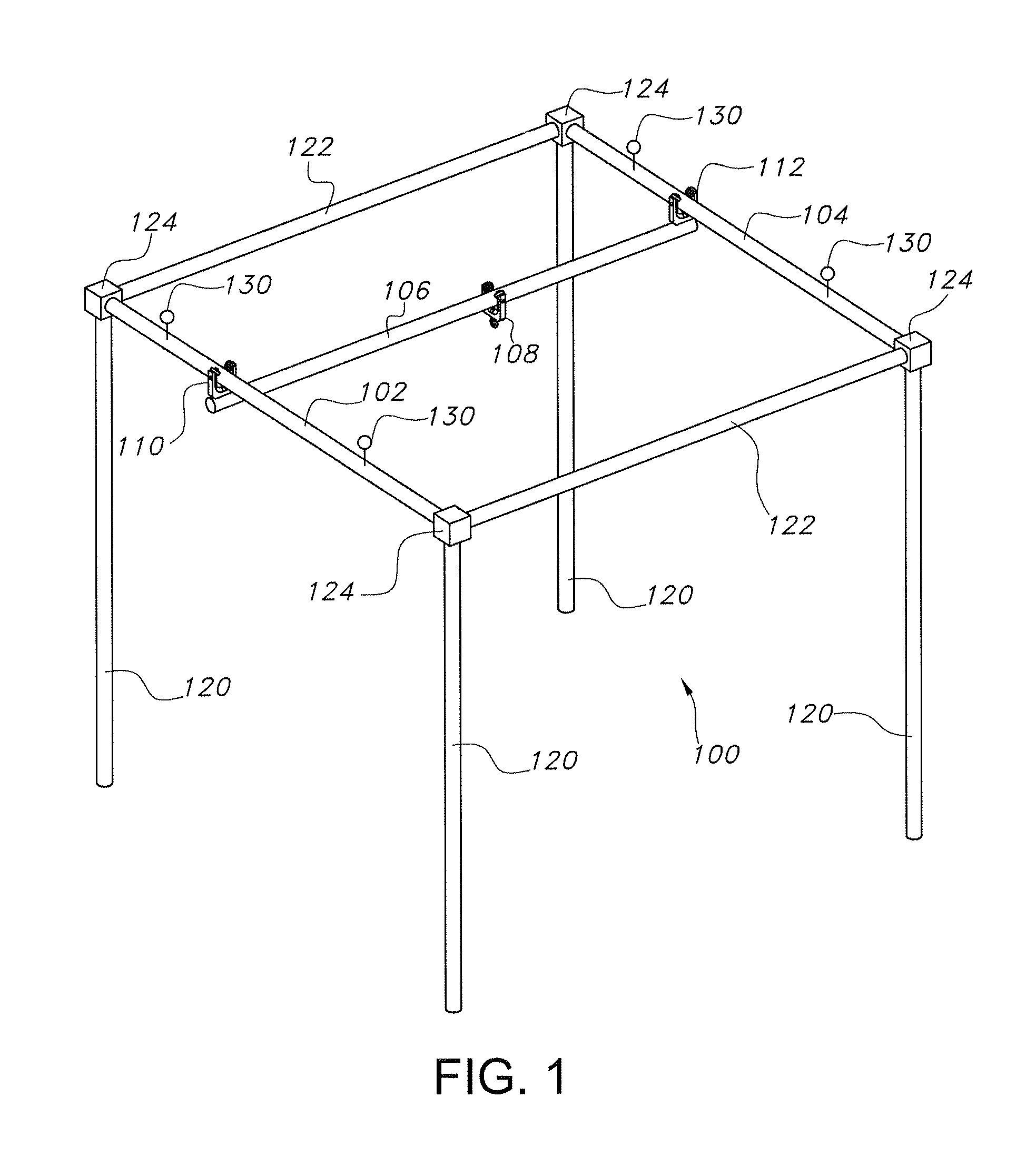 Open area harness system for providing patient mobility