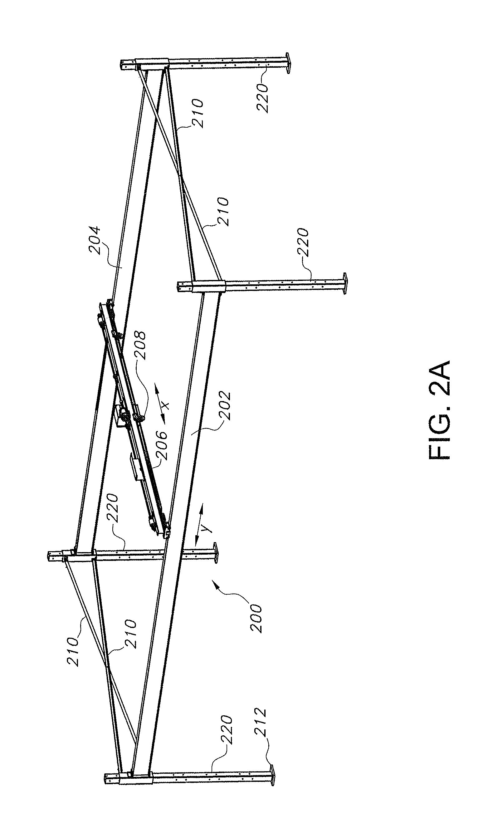 Open area harness system for providing patient mobility