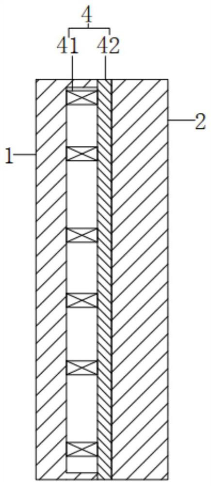 Conveniently mounted and dismounted component type soft package design mounting structure