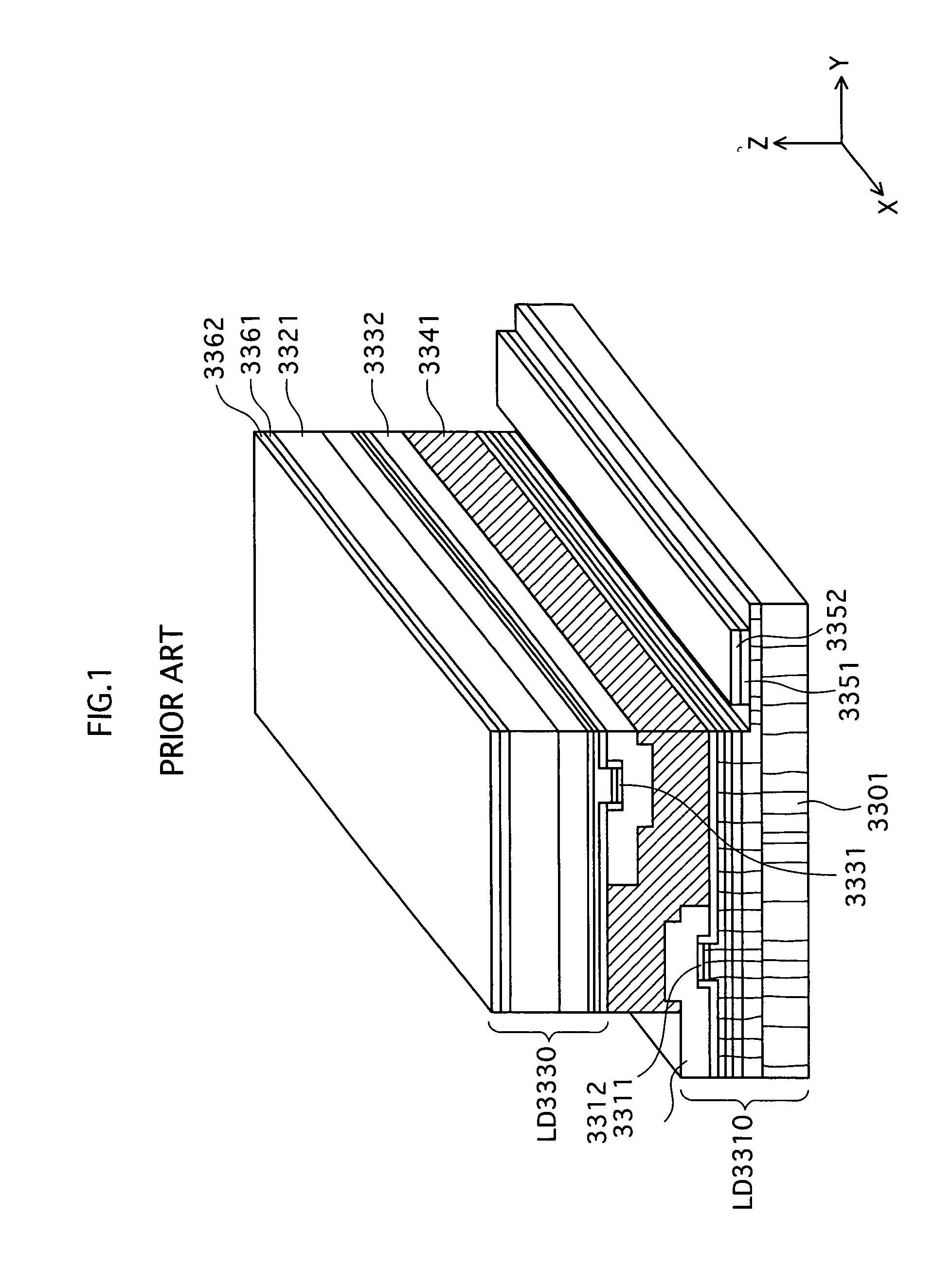 Integrated semiconductor laser diode module and manufacturing method of the same