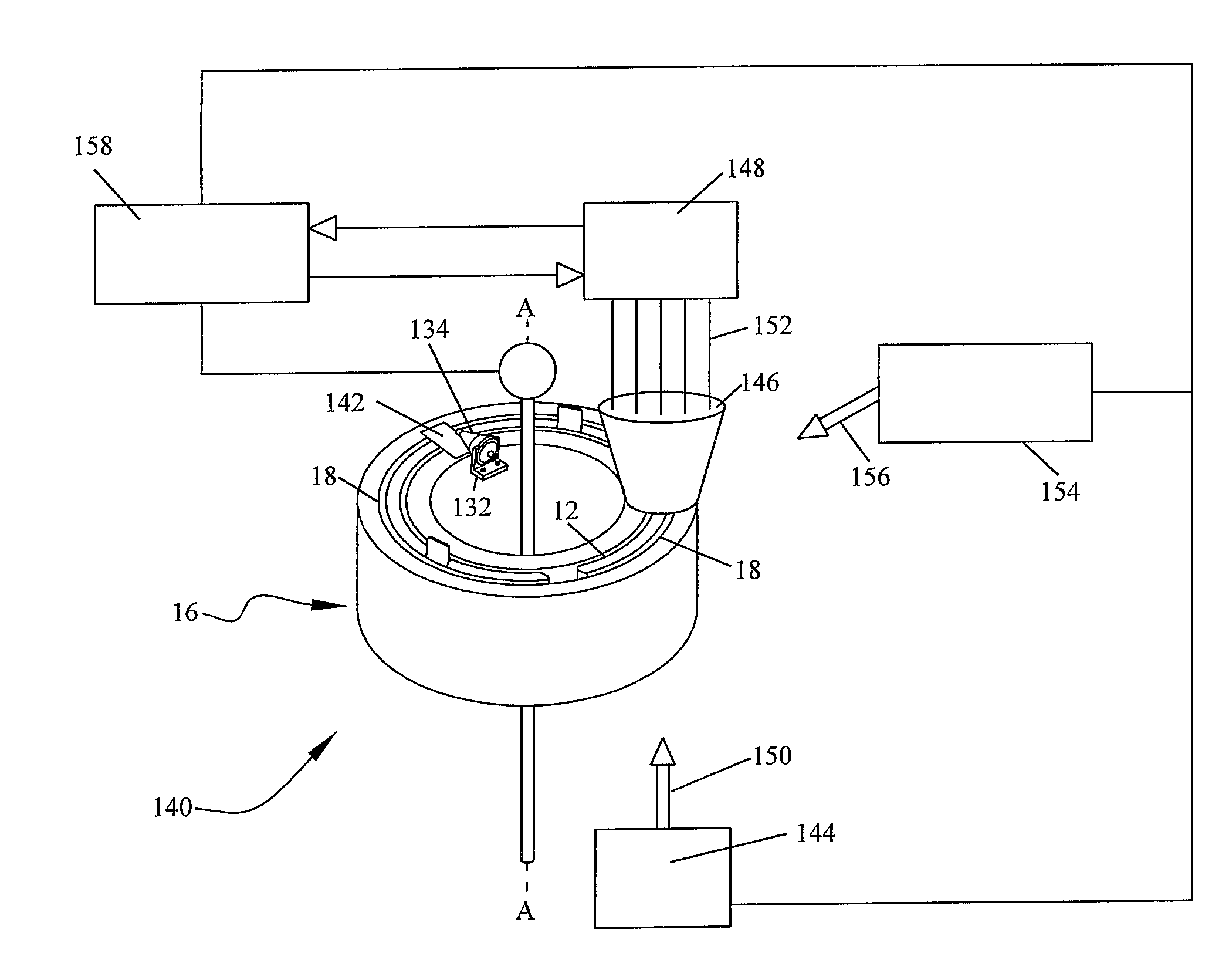 Blood processing apparatus with controlled cell capture chamber trigger