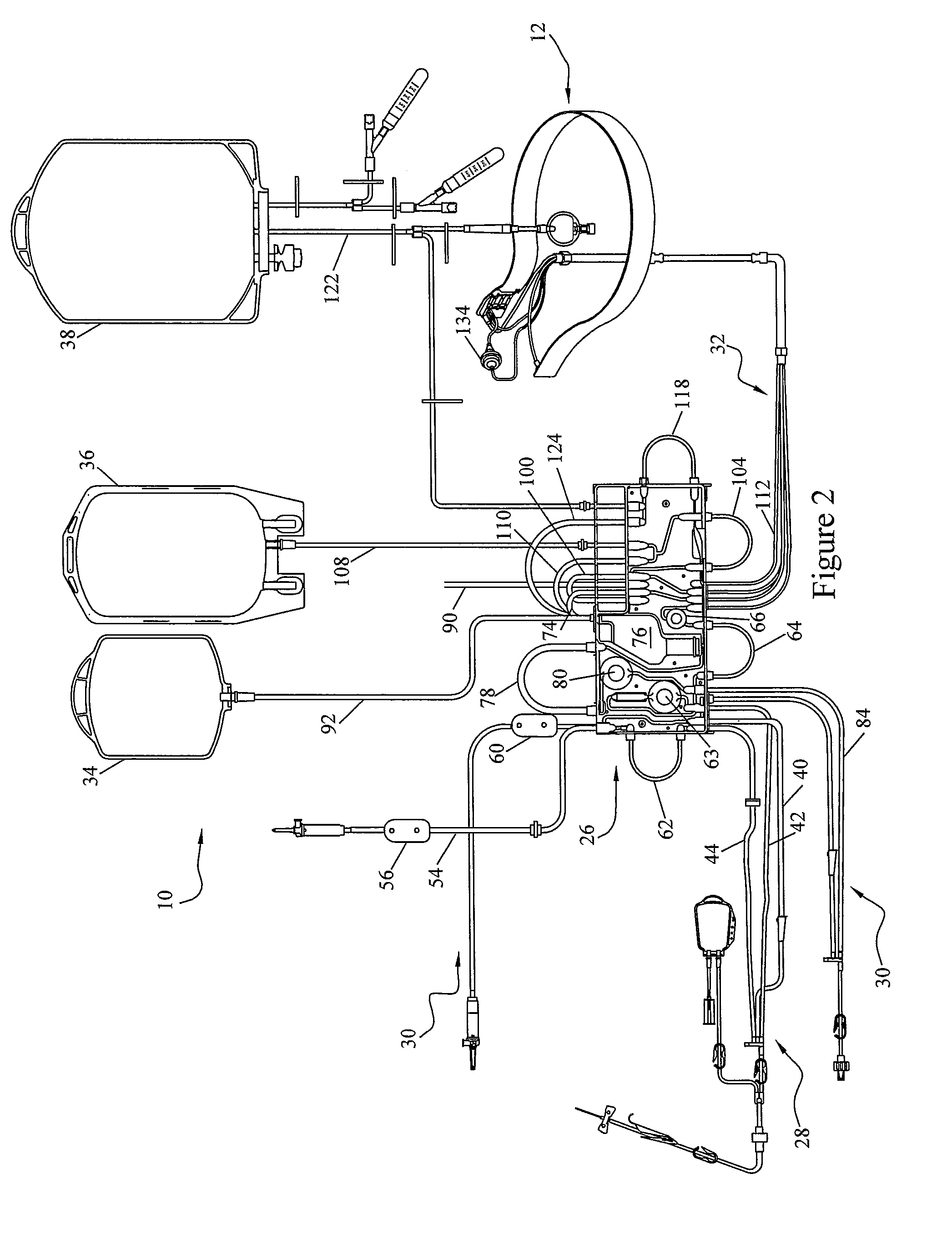 Blood processing apparatus with controlled cell capture chamber trigger