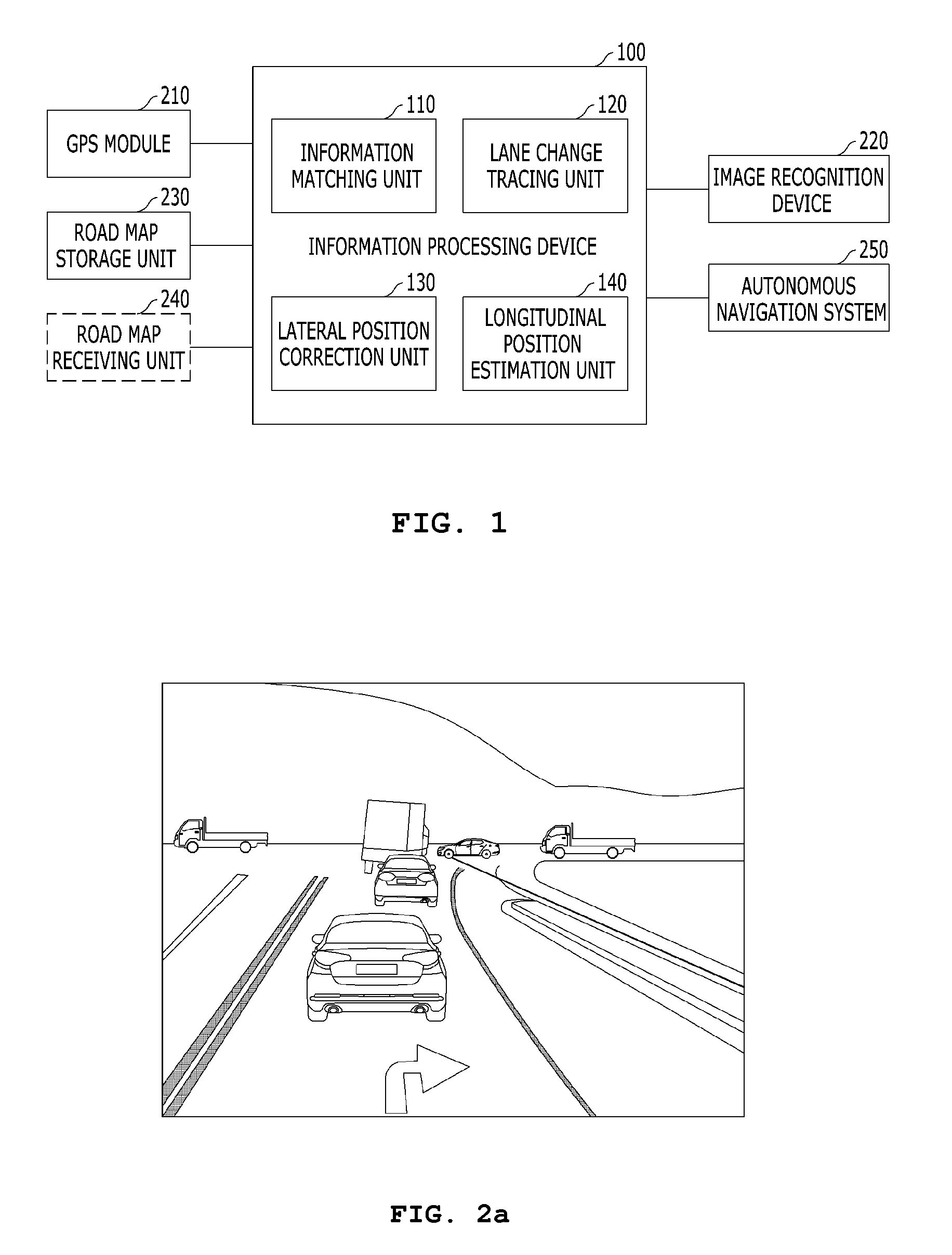 GPS correction system and method using image recognition information