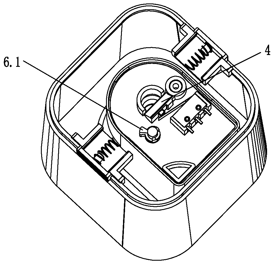 Safety lock structure of electric pencil sharpener