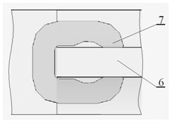 Clamp for sticky side sticker of non-ferrous metal electrolytic cathode board