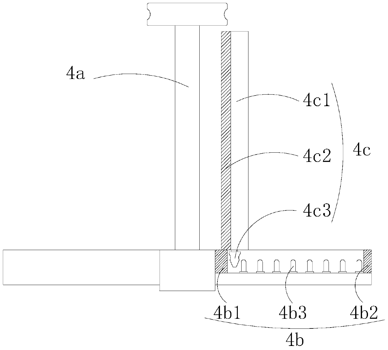 PVC transparent film winding machine with film string-proof and overlap prevention function