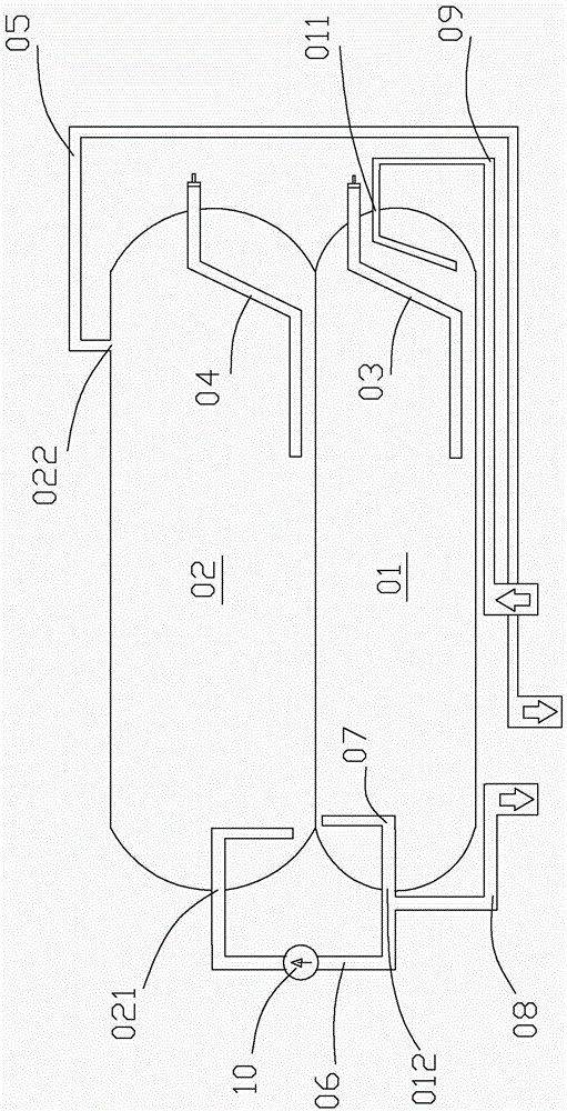 Double tank electric water heater