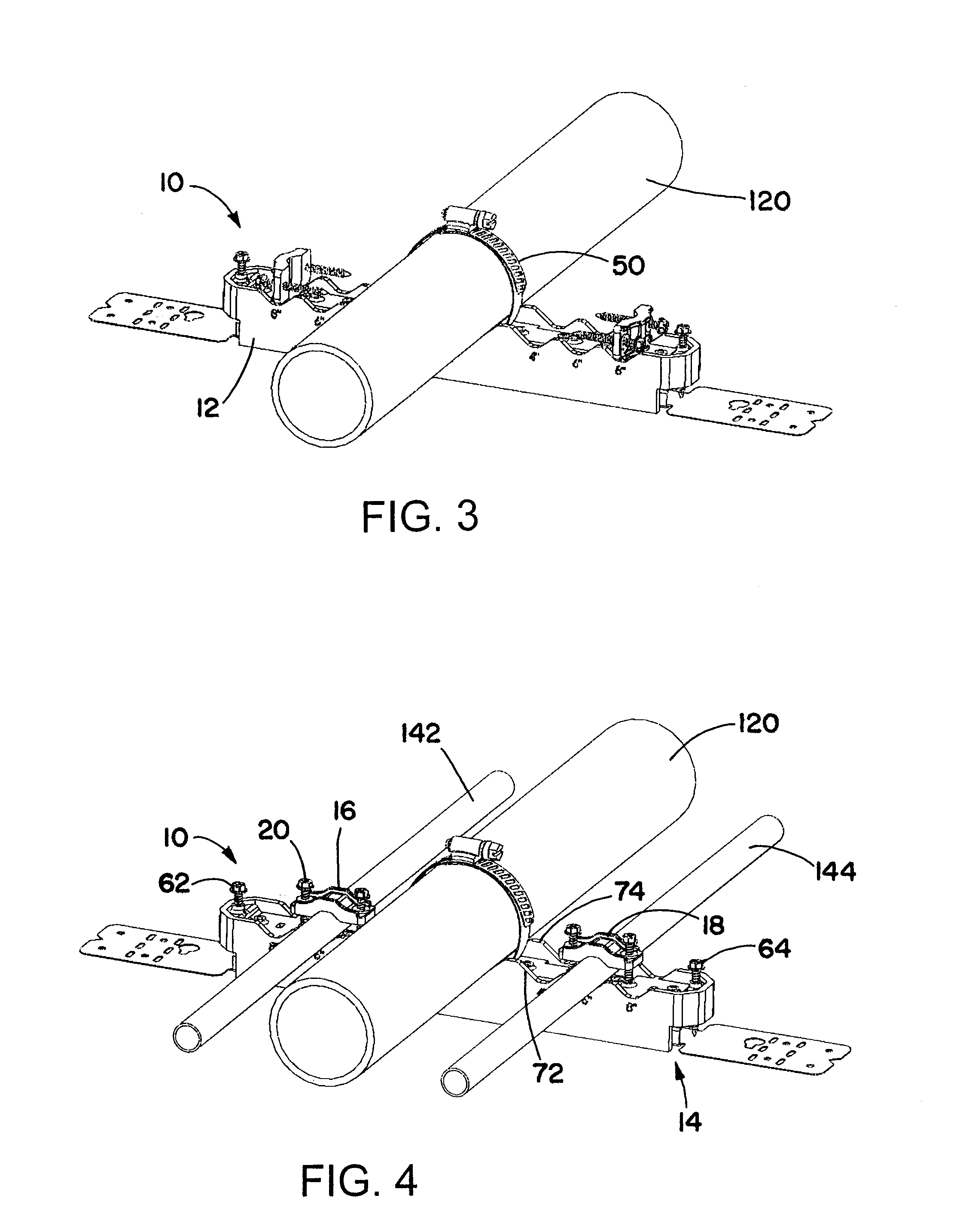 Plumbing bracket assembly