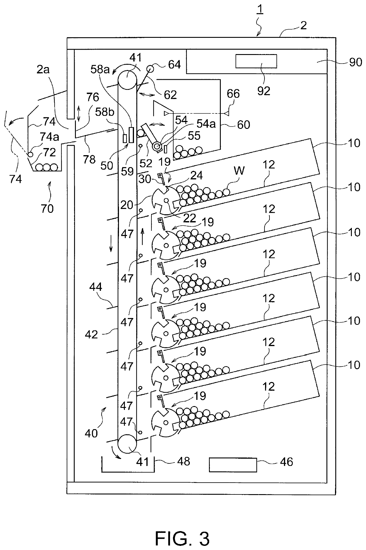 Coin-roll handling device and coin-roll handling method