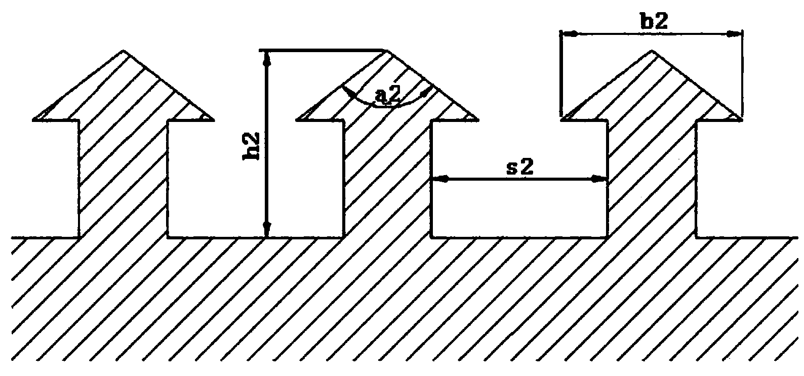 Implanting body with multiple-size surface structure and preparation method thereof