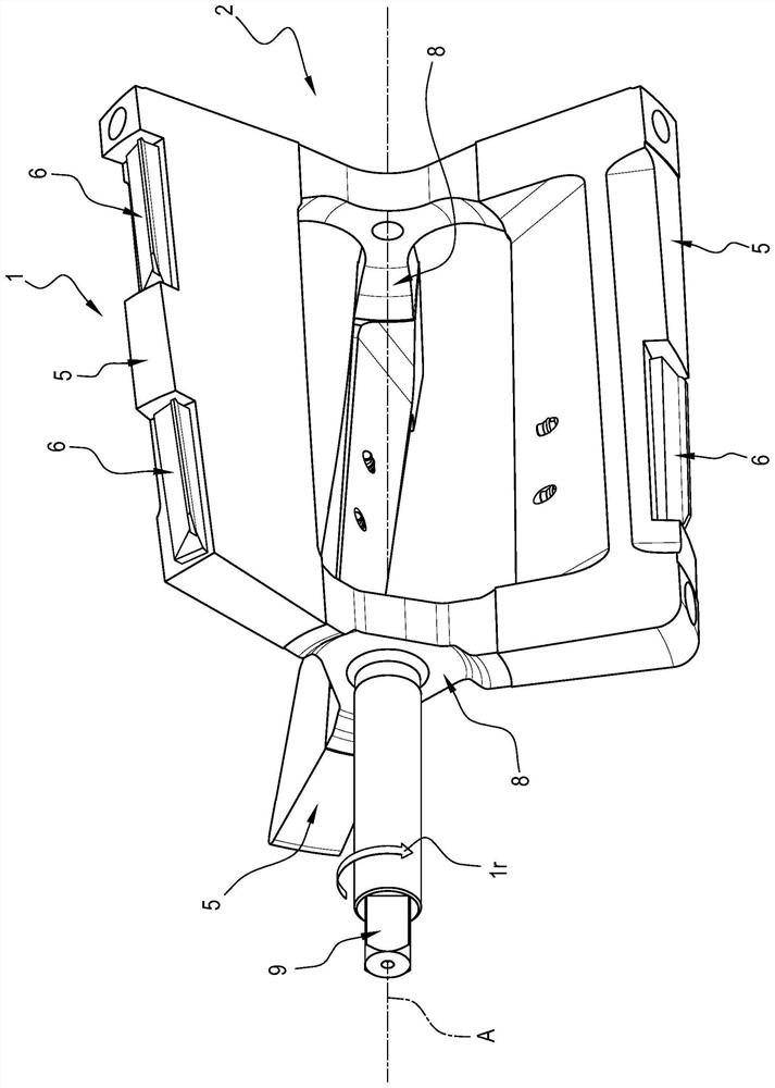 Stirrer of machine for making liquid or semi-liquid products and machine comprising stirrer